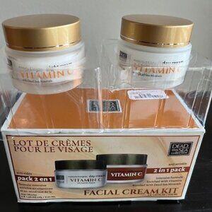 Dead Sea collection facial creams. 2 x 50mL.